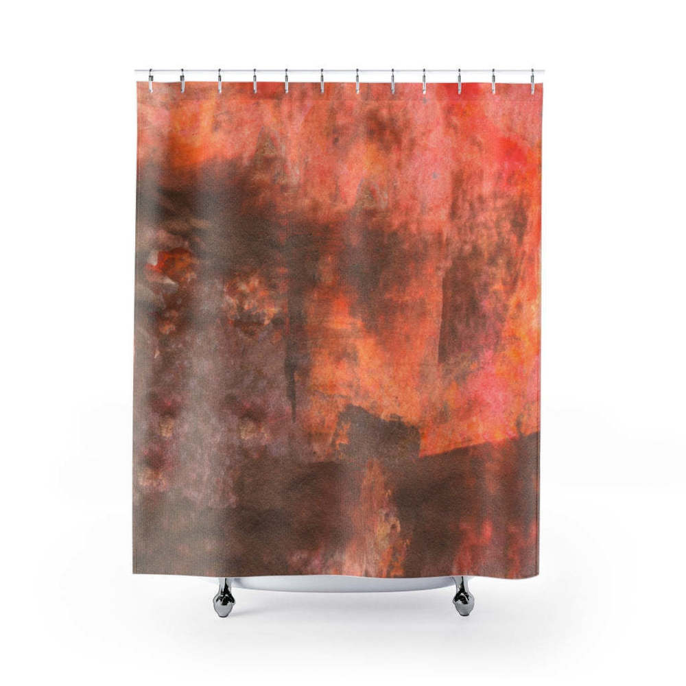 Bright Artistic Painting Stylish Design 71" x 74" Elegant Waterproof Shower Curt